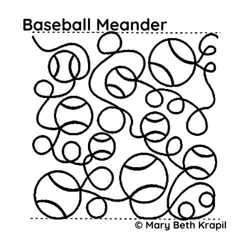 Baseball Meander -- not for sale