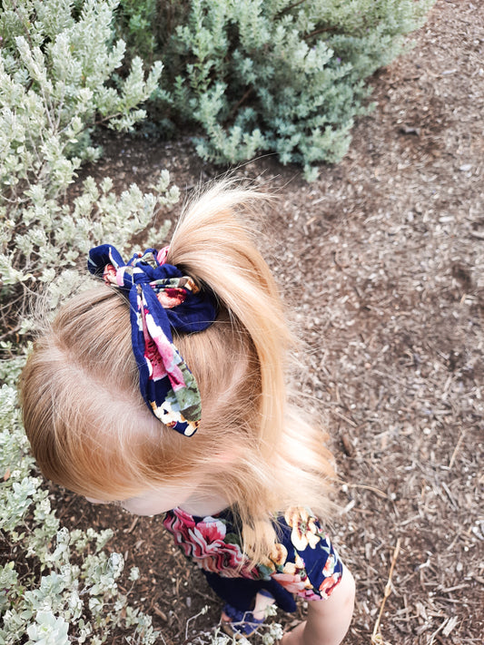 Scrunchie with Tie Knot